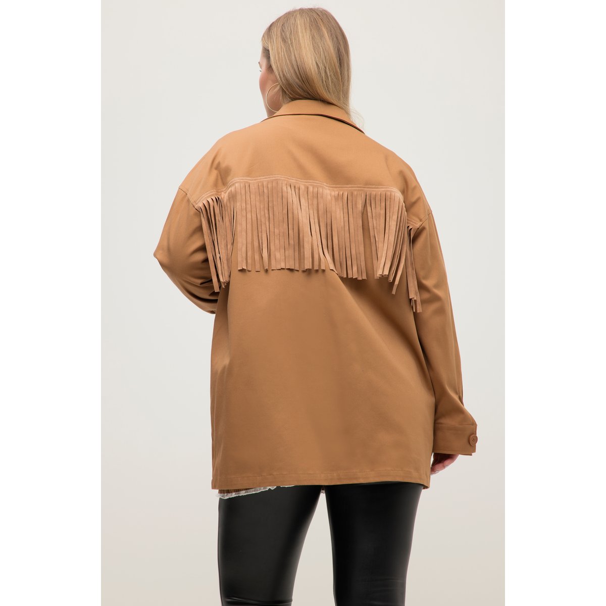 Veste chemisier, oversize, camouflage chameau, STUDIO UNTOLD