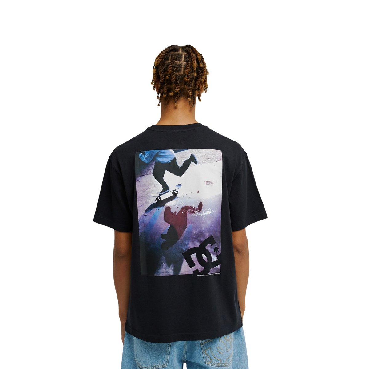 T-Shirt manches courtes PUSHING FORWARD. noir black, DC SHOES