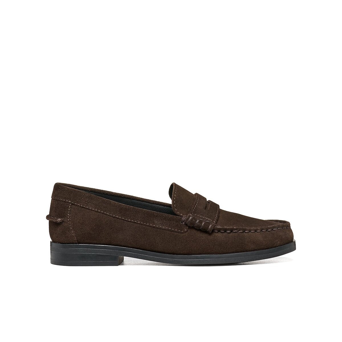 Noemen Suede Loafers chocolate brown, GEOX