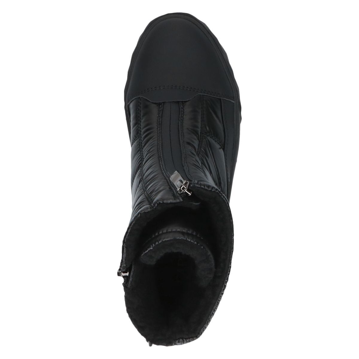 Bottine fourée noir zèbre, CAPRICE