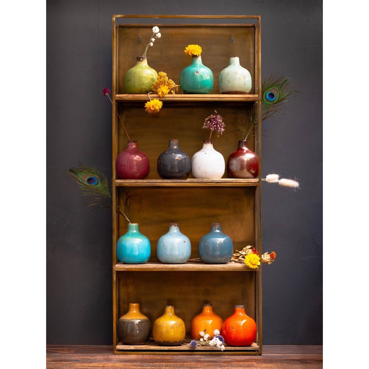Vase en céramique Houlle orange, CHEHOMA