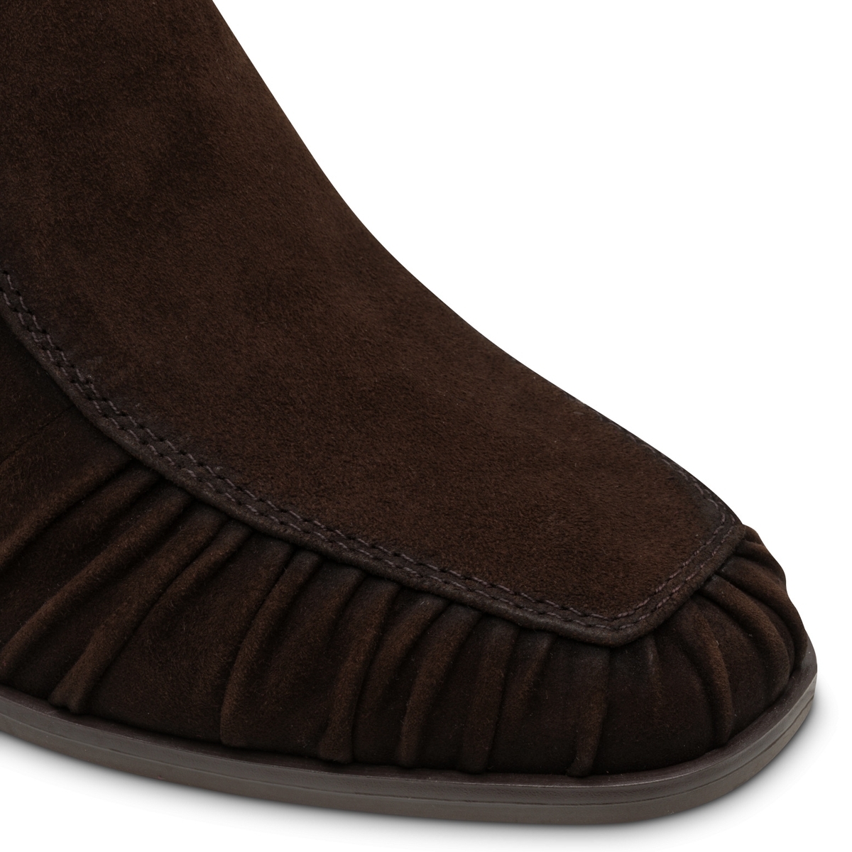 Bottine en cuir marron mocca, TAMARIS