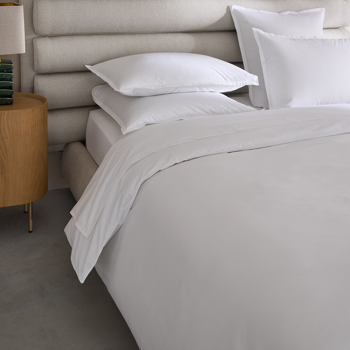 Veneto Cotton Percale 300 Thread Count Duvet Cover white, AM.PM