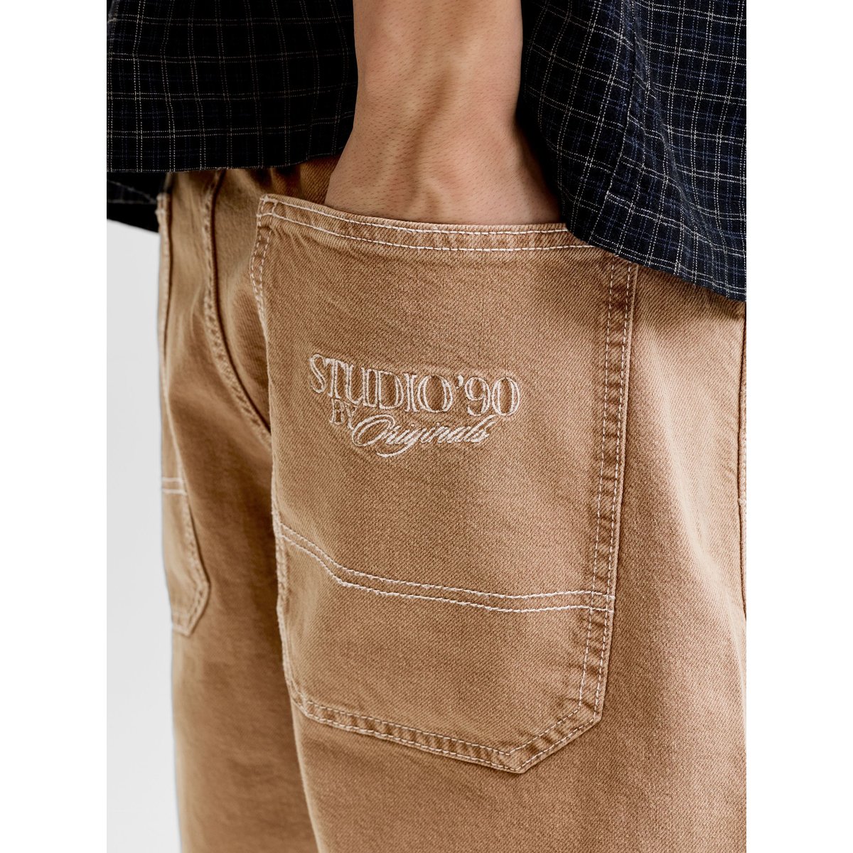 Short marron - tigers eye 1, JACK & JONES