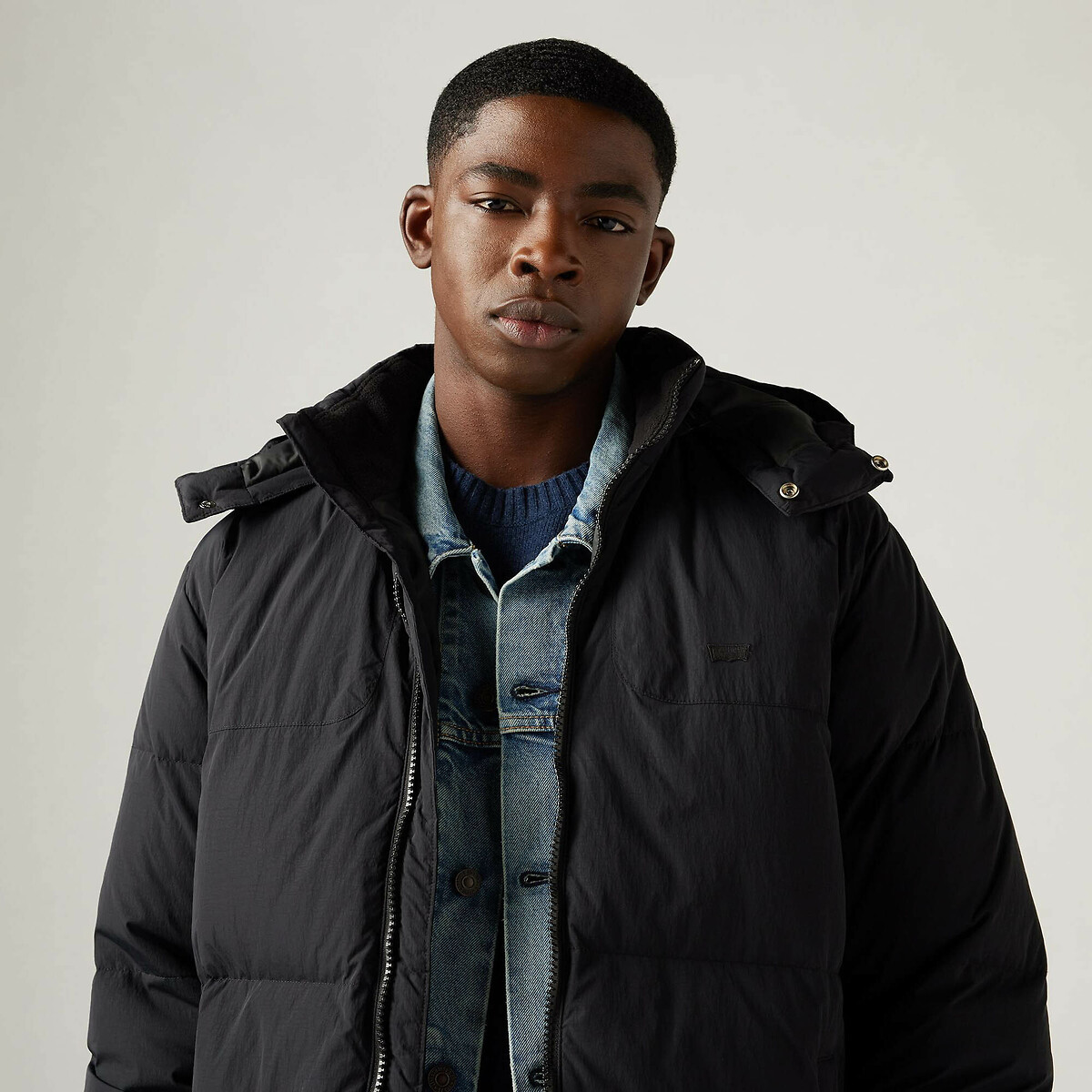 Hooded Padded Jacket black, LEVI'S