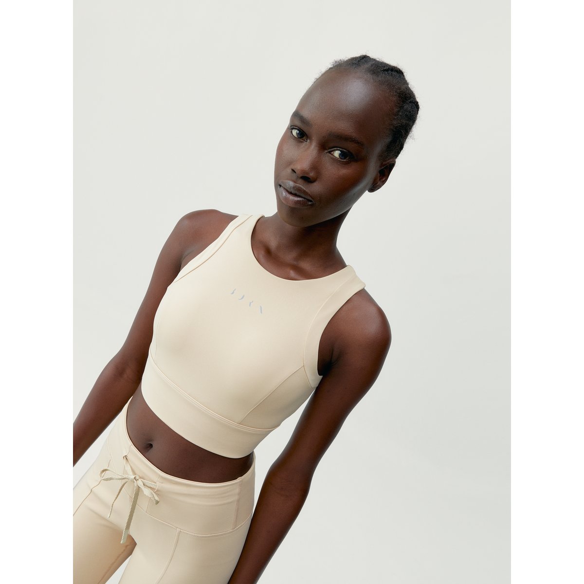 Brassière de Sport Performance Fixation Haute ESME beige, BORN