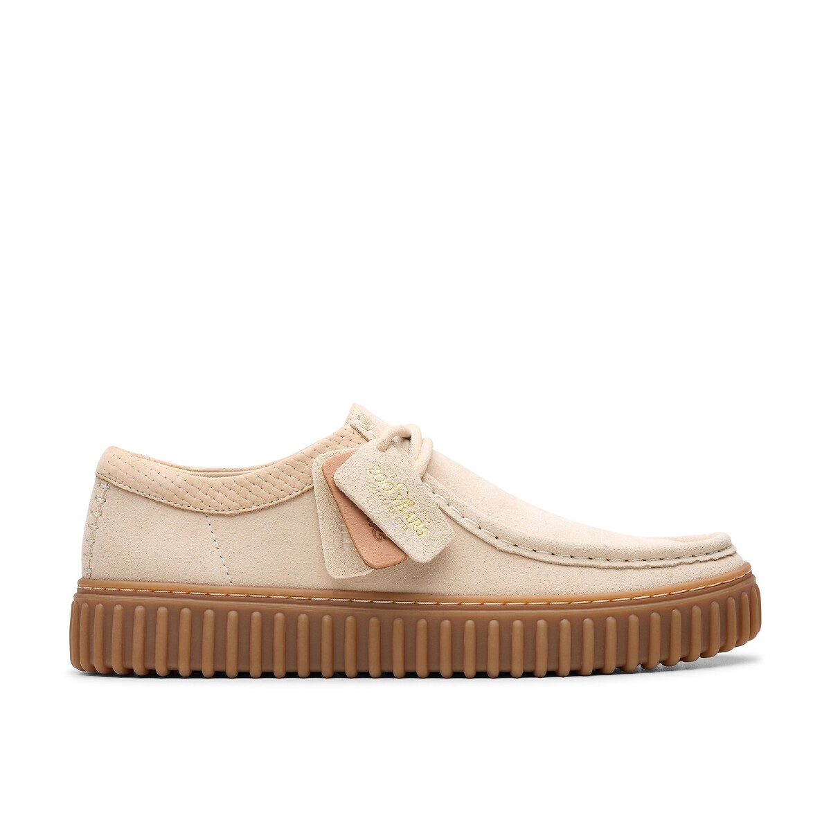Torhill Suede Brogues ecru , CLARKS