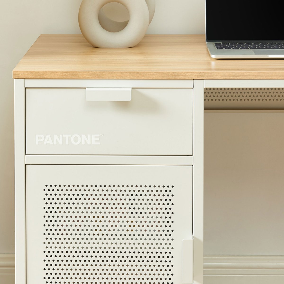 Bureau en acier beige sable / tcx 13-0002, PANTONE
