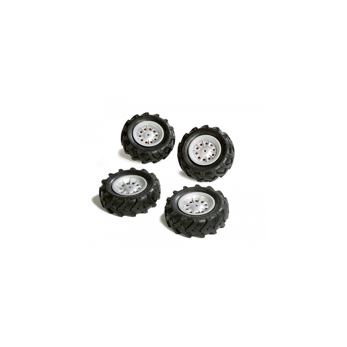 Rolly Toys Trac Air Tyres 4 Pneus pour Tracteurs noir, ROLLY TOYS