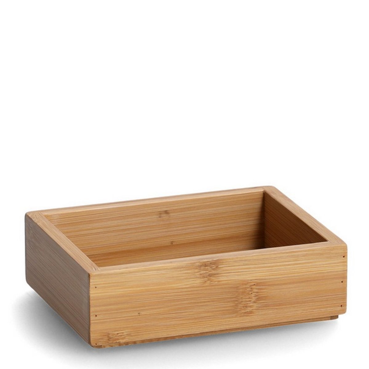Boîtes rangement bambou set 2 bois clair, ZELLER PRESENT