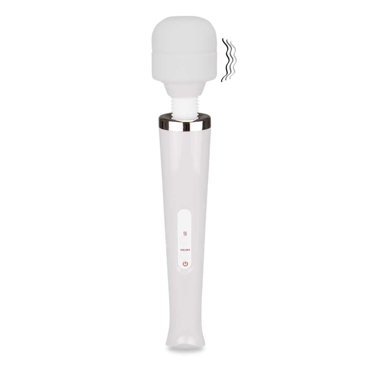 Vibro fantasy wand puissant USB blanc, LOVE AND VIBES