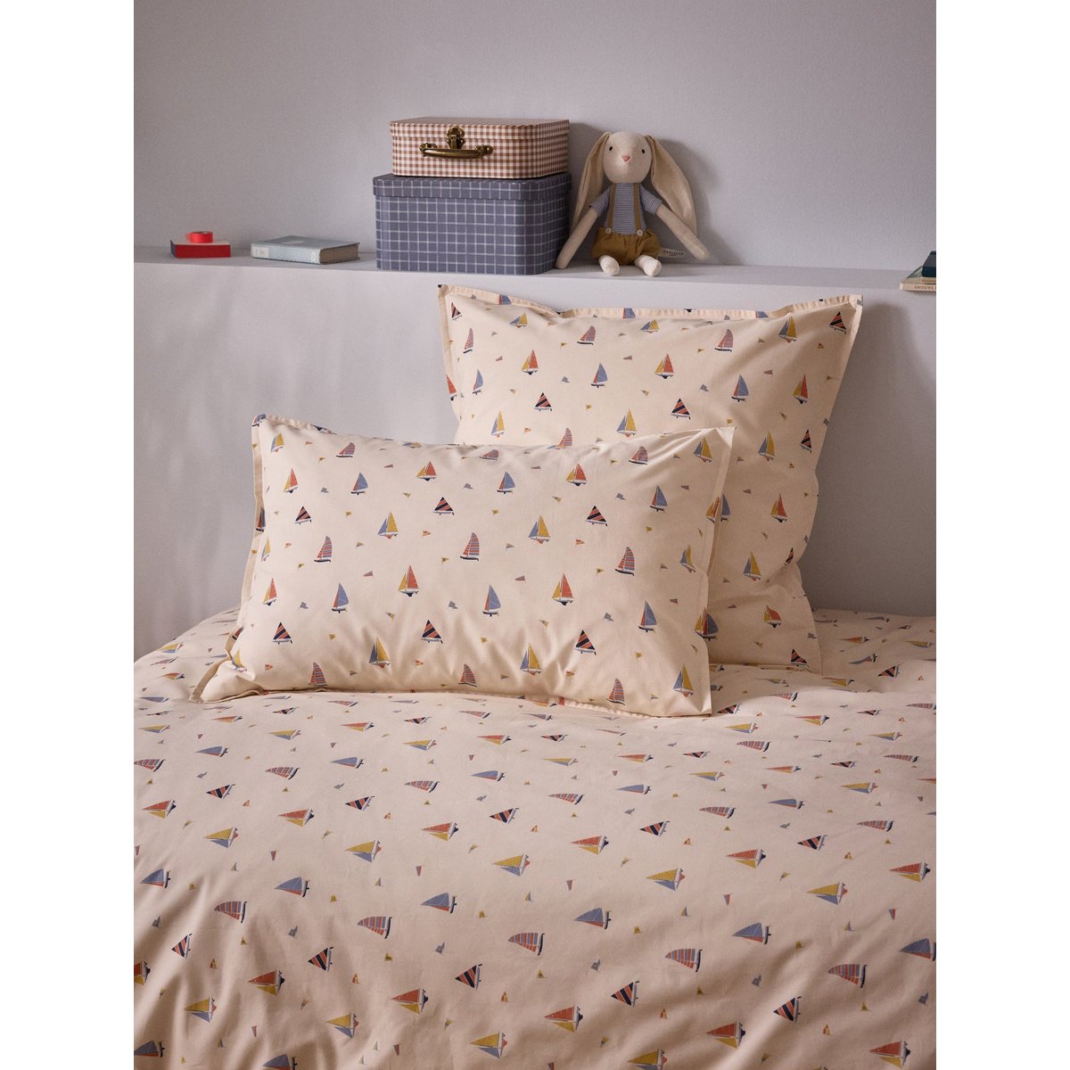 Taie d'oreiller percale de coton "MATEO" imprimérime multico, CYRILLUS