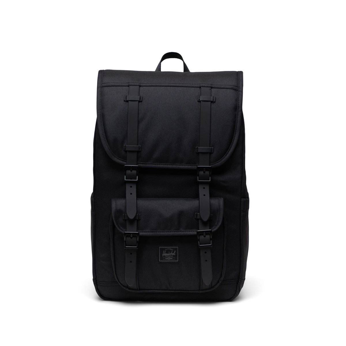 Sac à dos en matières recyclées LITTLE AMERICA MID 21L noir, HERSCHEL