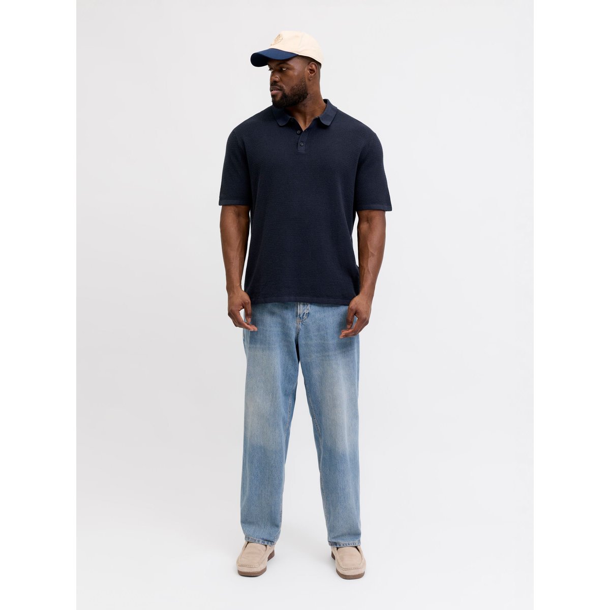 Polo Tricoté navy blazer, JACK & JONES