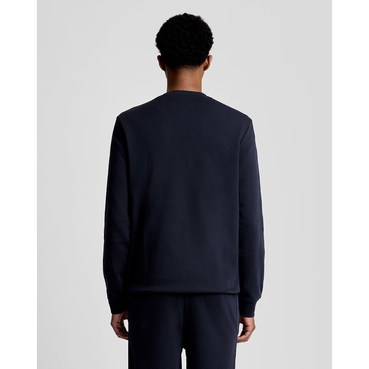 Sweat-shirt col rond Sports Tape bleu foncé marine, LYLE & SCOTT