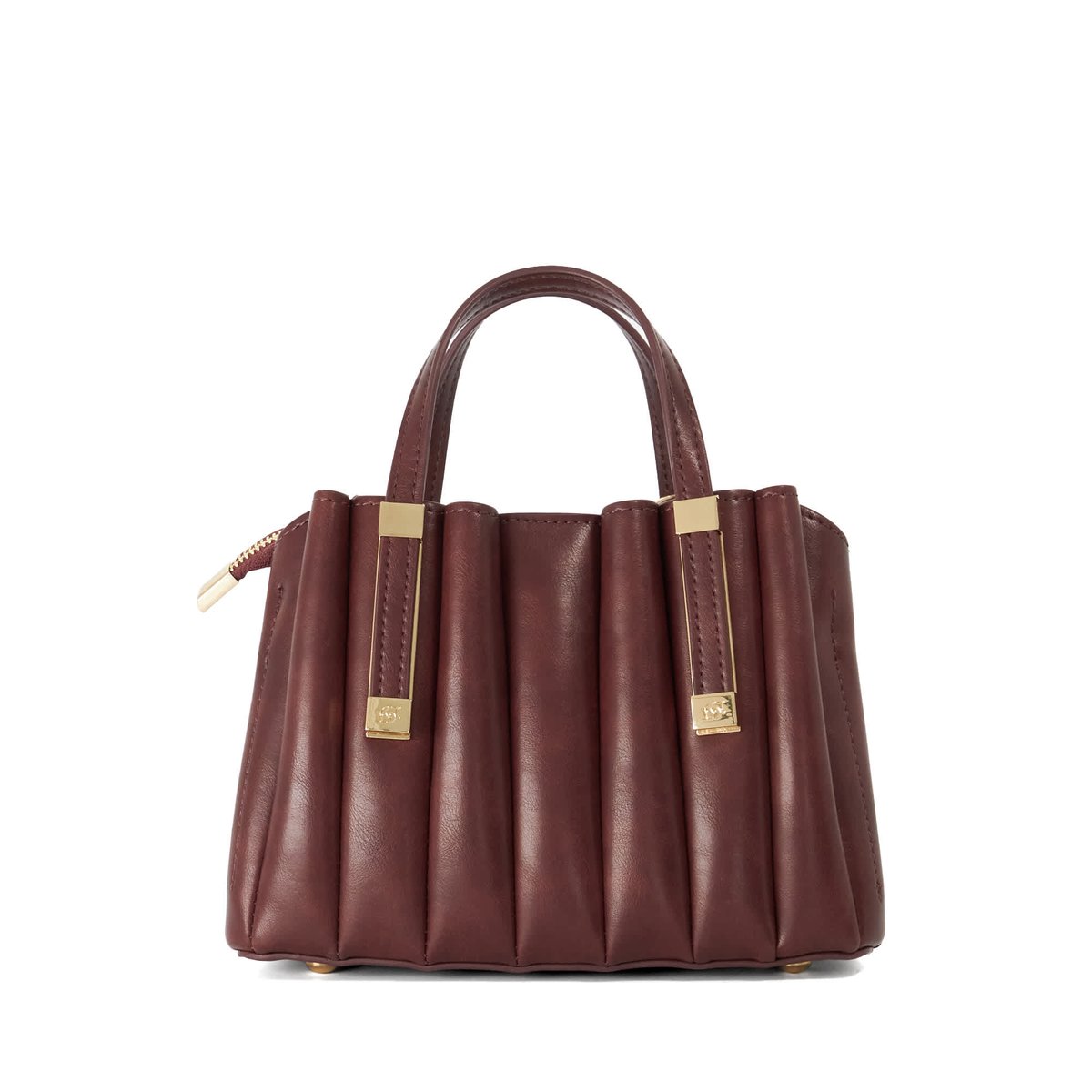 Mini sac fourre-tout plissé avec porte-monnaie - DINKYDOLLY burgundy-synthetic, DUNE LONDON