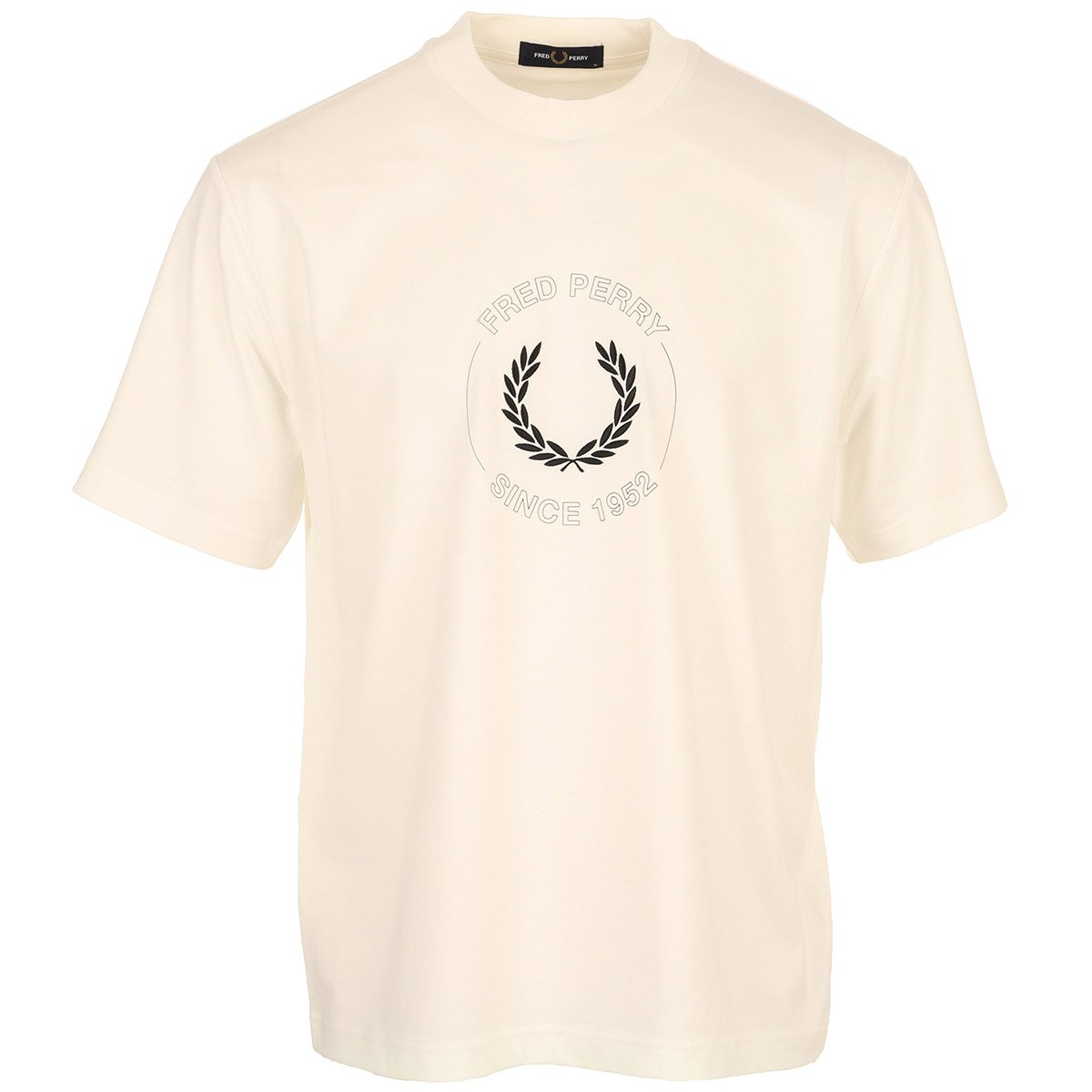 CIRCLE GRAPHIC T-SHIRT snow white, FRED PERRY