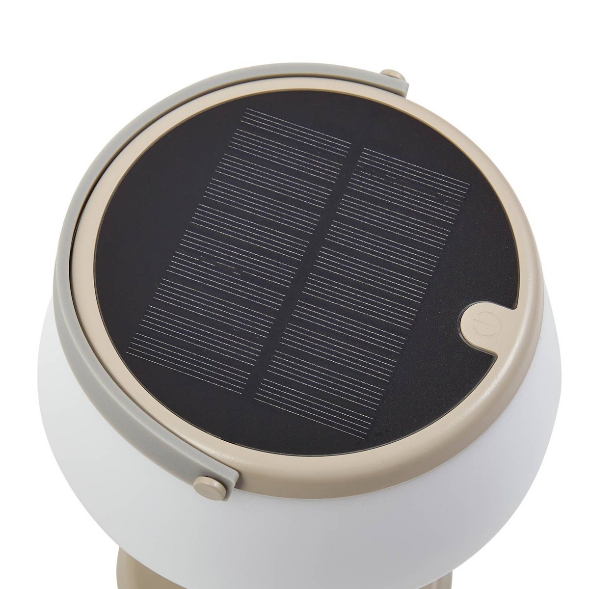 Luminaire de terrasse  moderneLED, Mikkel beige sable, blanc, LINDBY