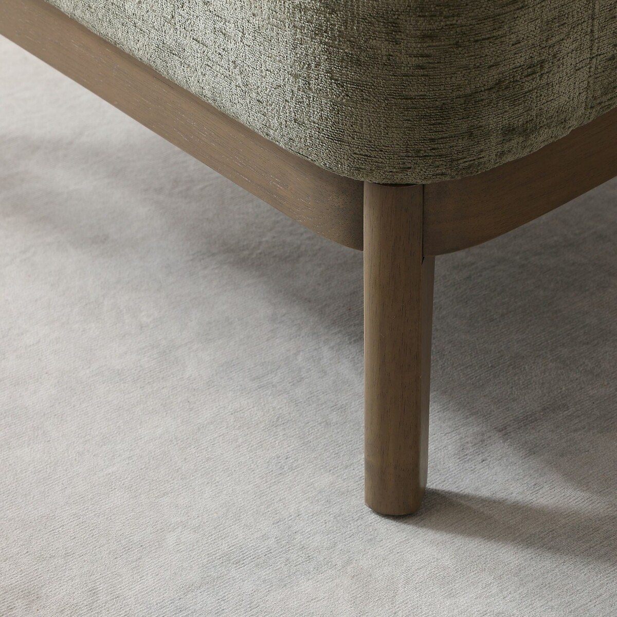 Eliana Chenille Tub Chair olive, SO'HOME