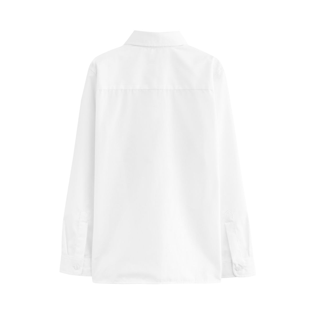 Chemise d'école manches longues, lot de 2 blanc, NEXT