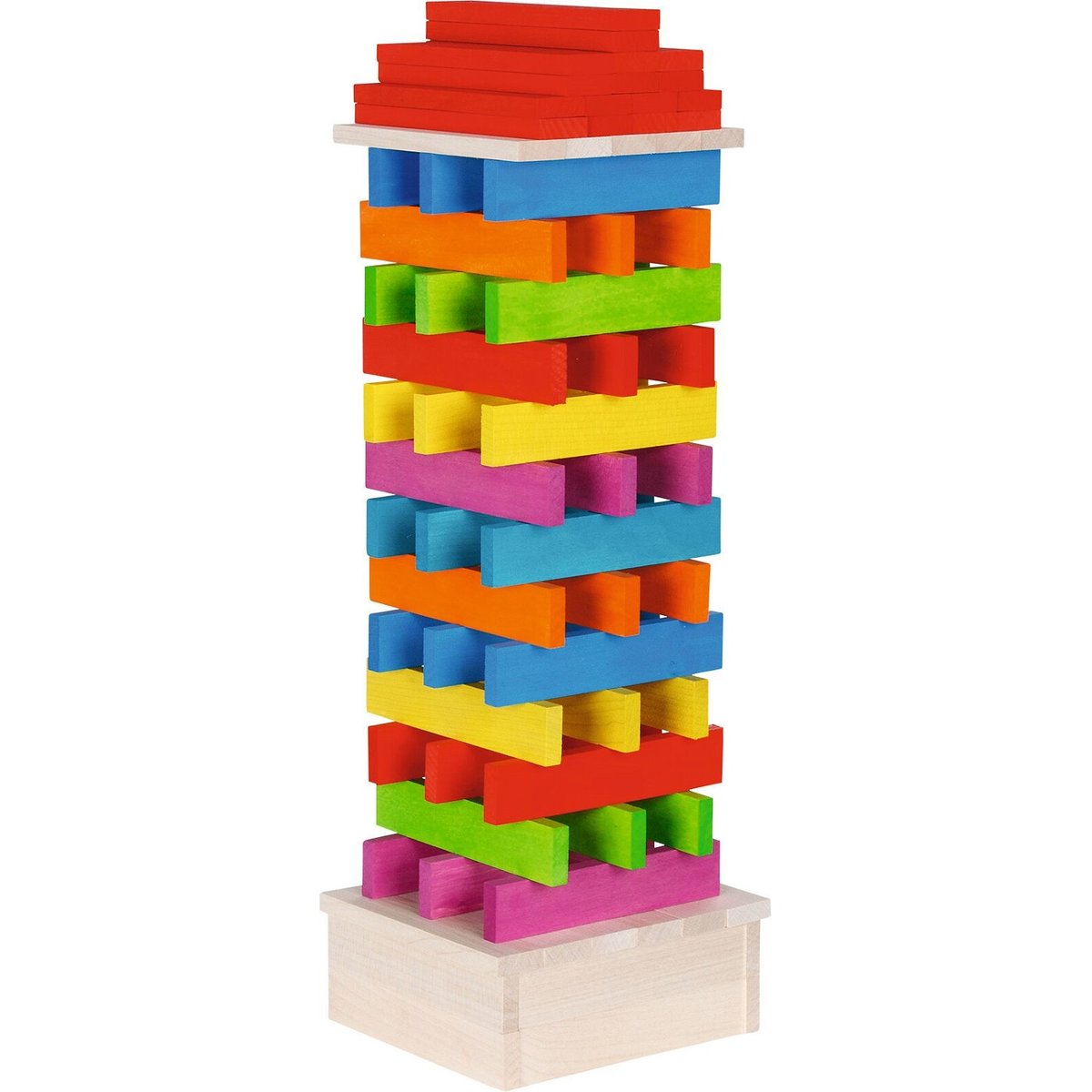 Planchettes en bois multicolores multicolore, GOKI