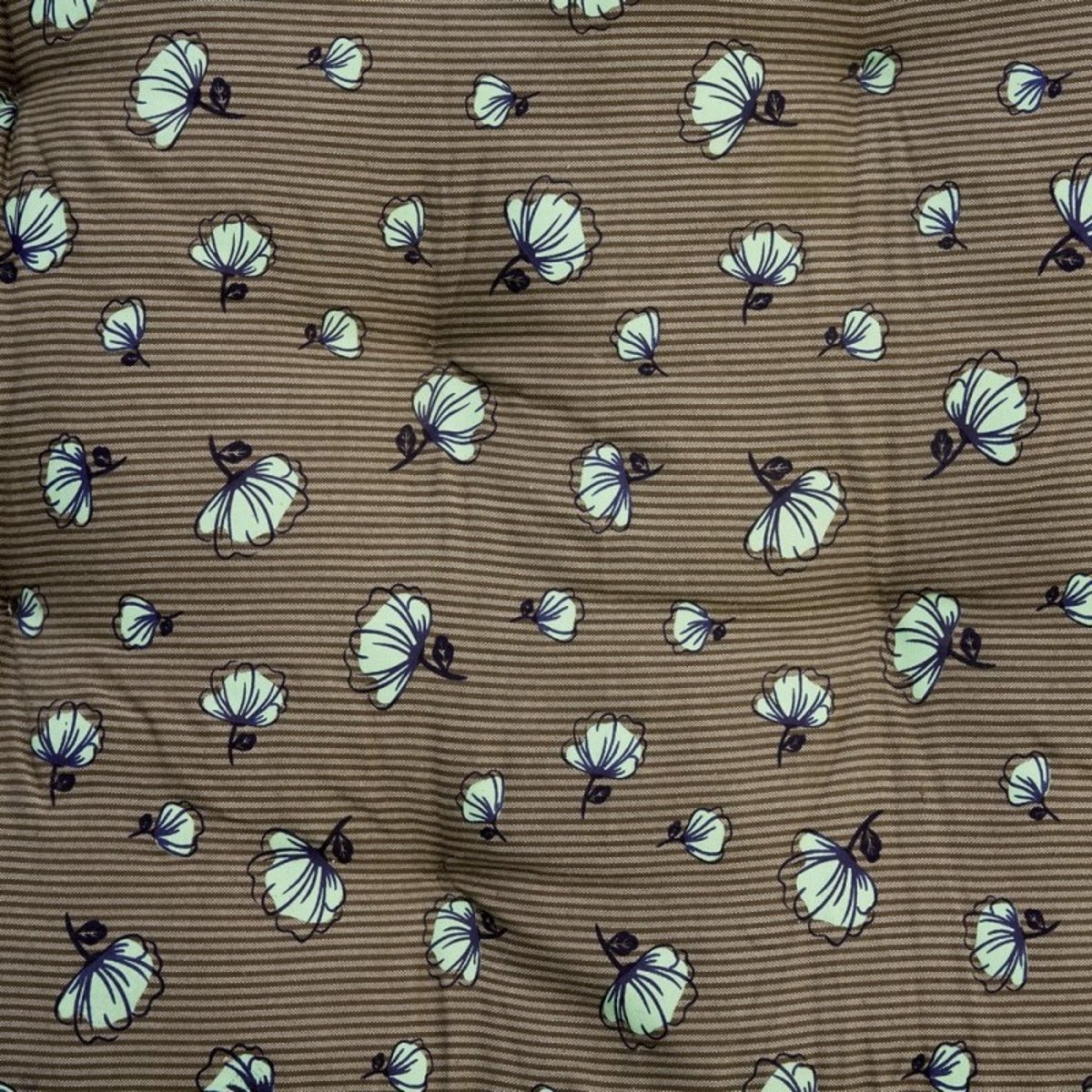Matelas de sol coton fleurs multicolore, MADAM STOLTZ