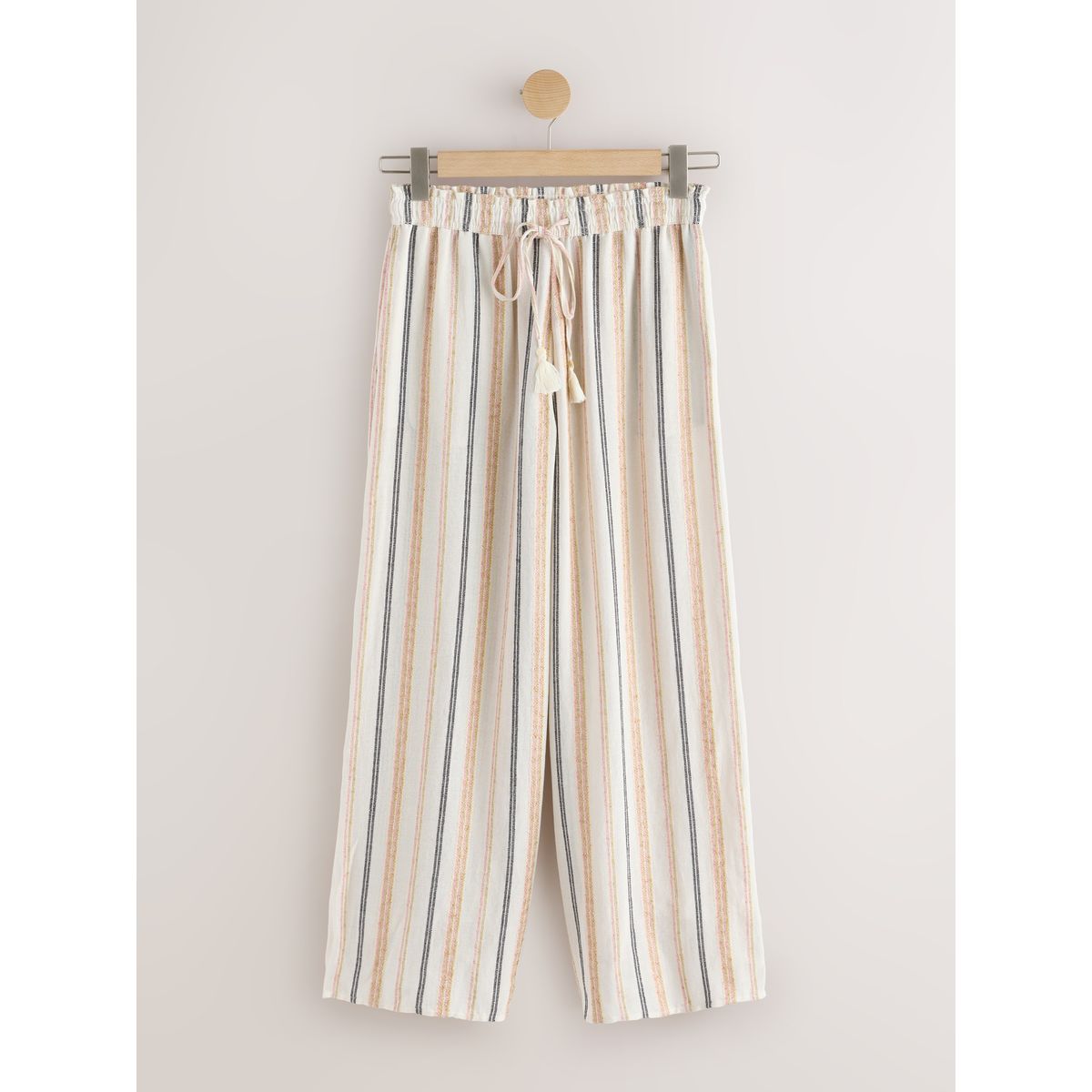 Pantalon large d’été pêche rose, NEXT