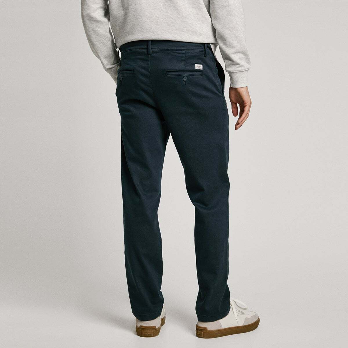 Pantalon Chino Coupe Slim bleu dulwich, PEPE JEANS