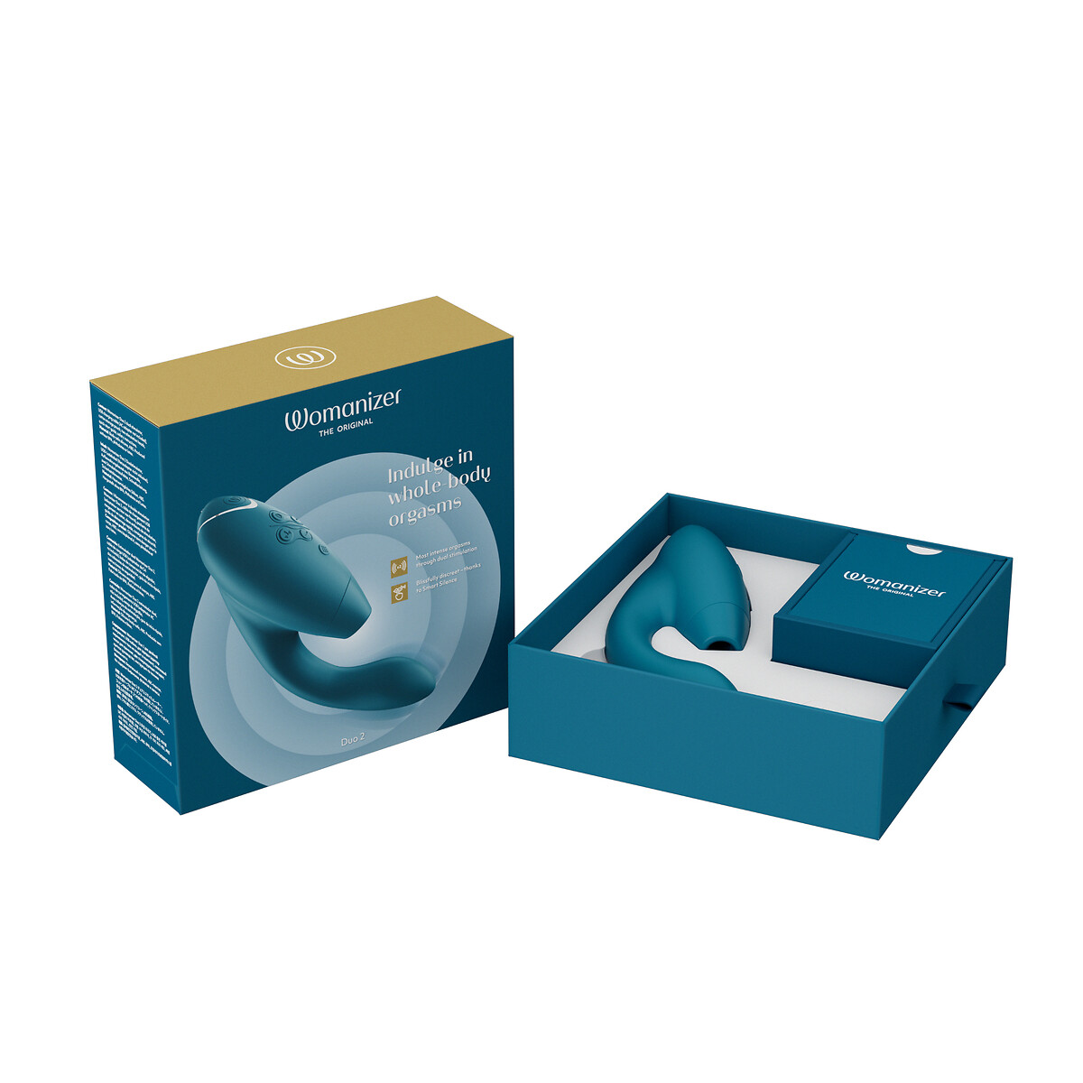 Stimulateur clitoridien Duo WZ142SG8 petrol, WOMANIZER
