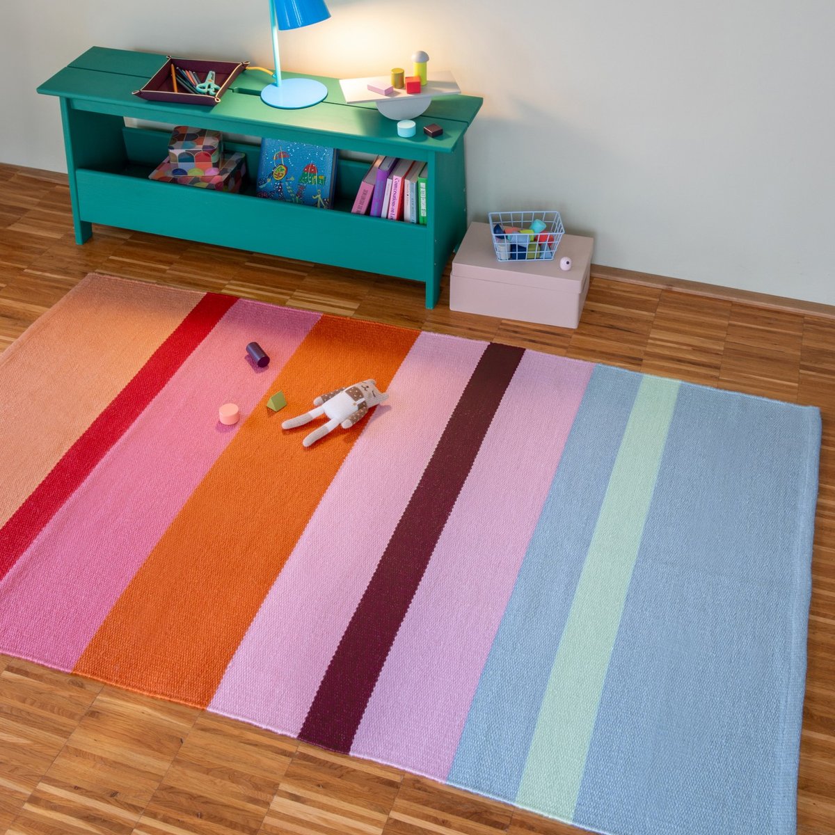 Tapis Rosa 100 x 160 cm multicolore, REMEMBER