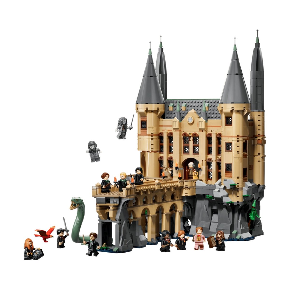 Le château de Poudlard : l'aile Est multicolore, LEGO
