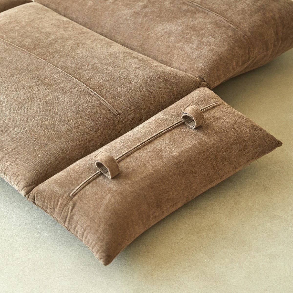 Fauteuil en Tissu, BILLY marron, TIKAMOON