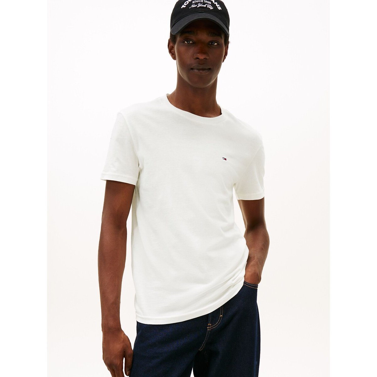 Pack of 2 T-Shirts with Short Sleeves navy blue + ecru, TOMMY JEANS