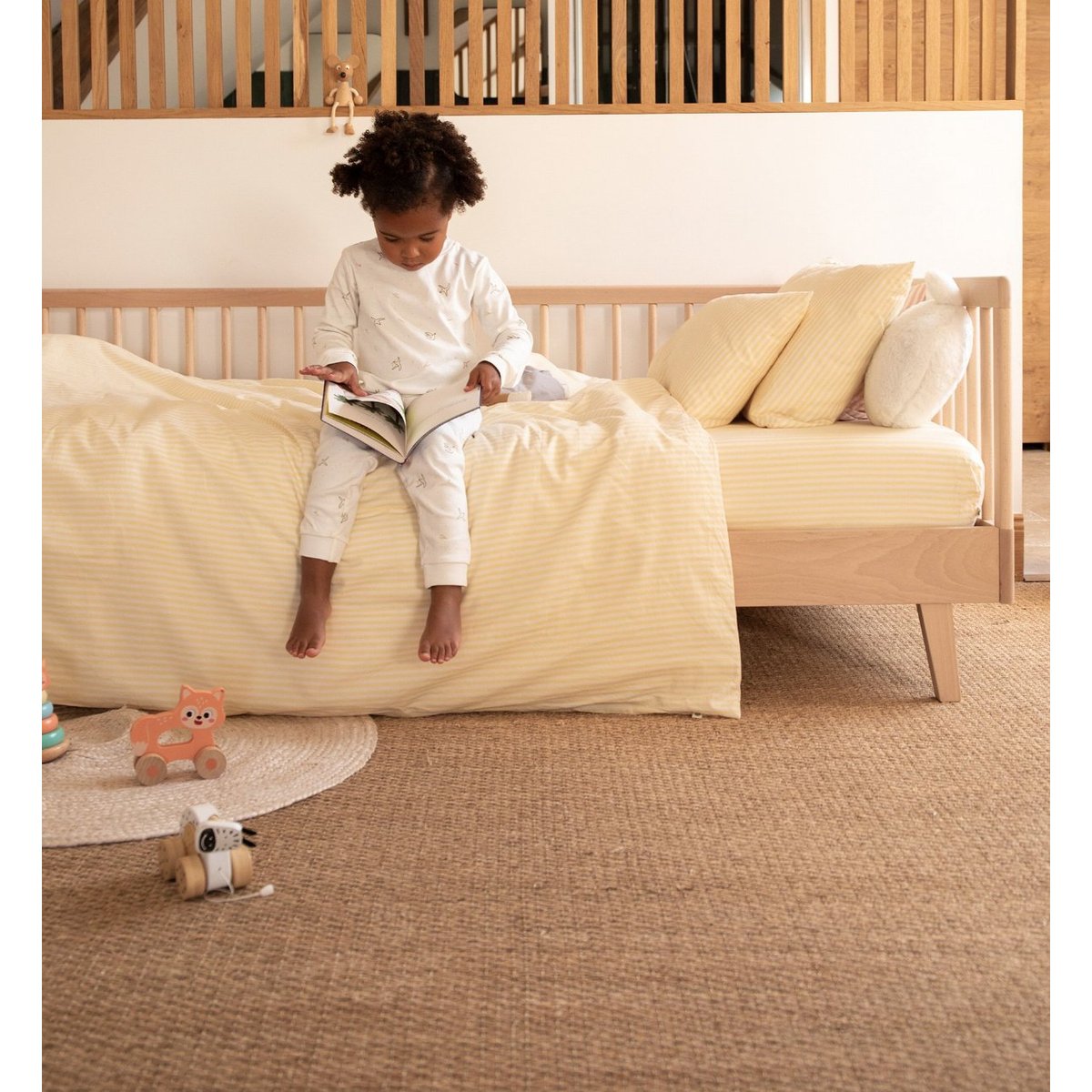 Lit enfant Evolutif TURIA couleur unique, KADOLIS