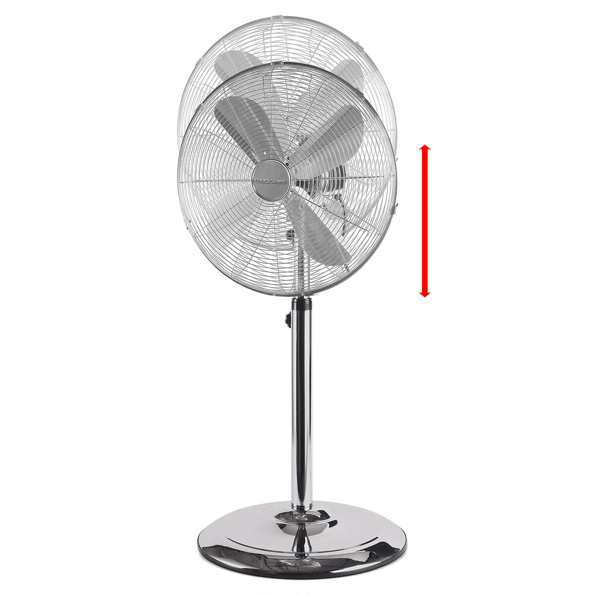 Ventoinha de pé alto VL 3064 MS, PROFICARE inox, PROFICARE