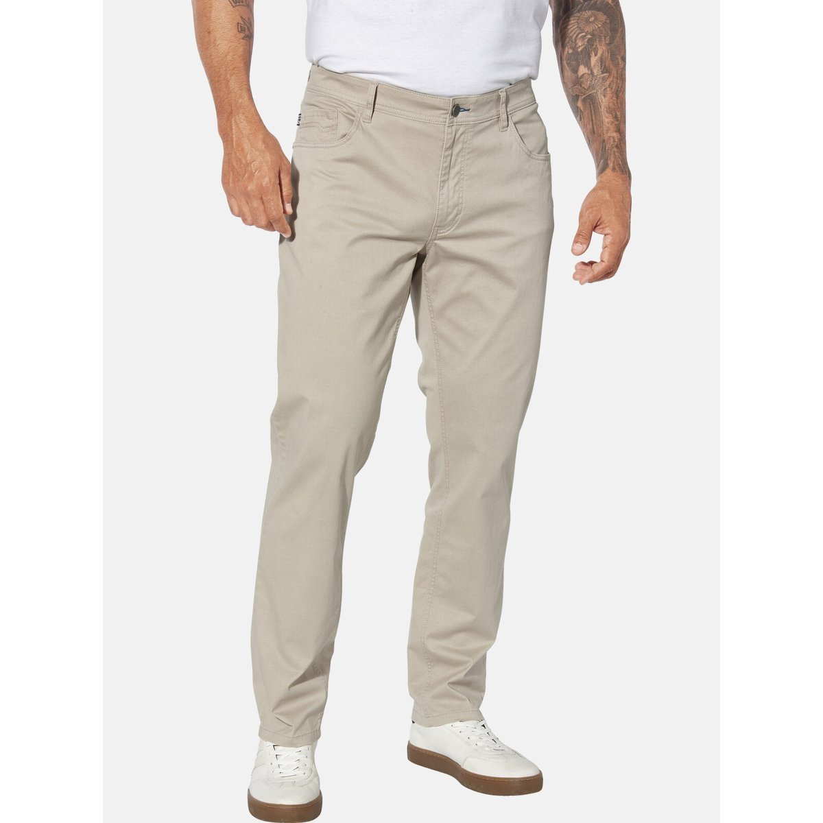 Pantalon BRONKER beige, JAN VANDERSTORM