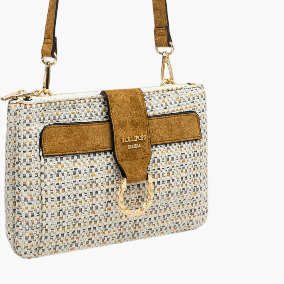 Sac multi poches Shai camel, LOLLIPOPS