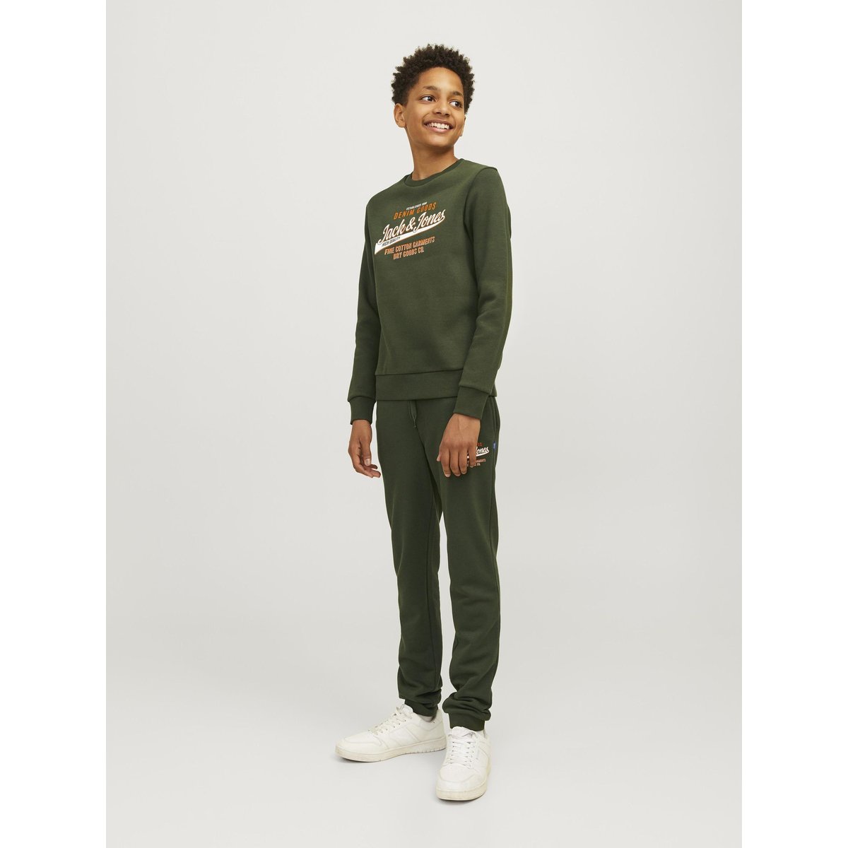 Pantalon De Survêtement kombu green, JACK & JONES JUNIOR