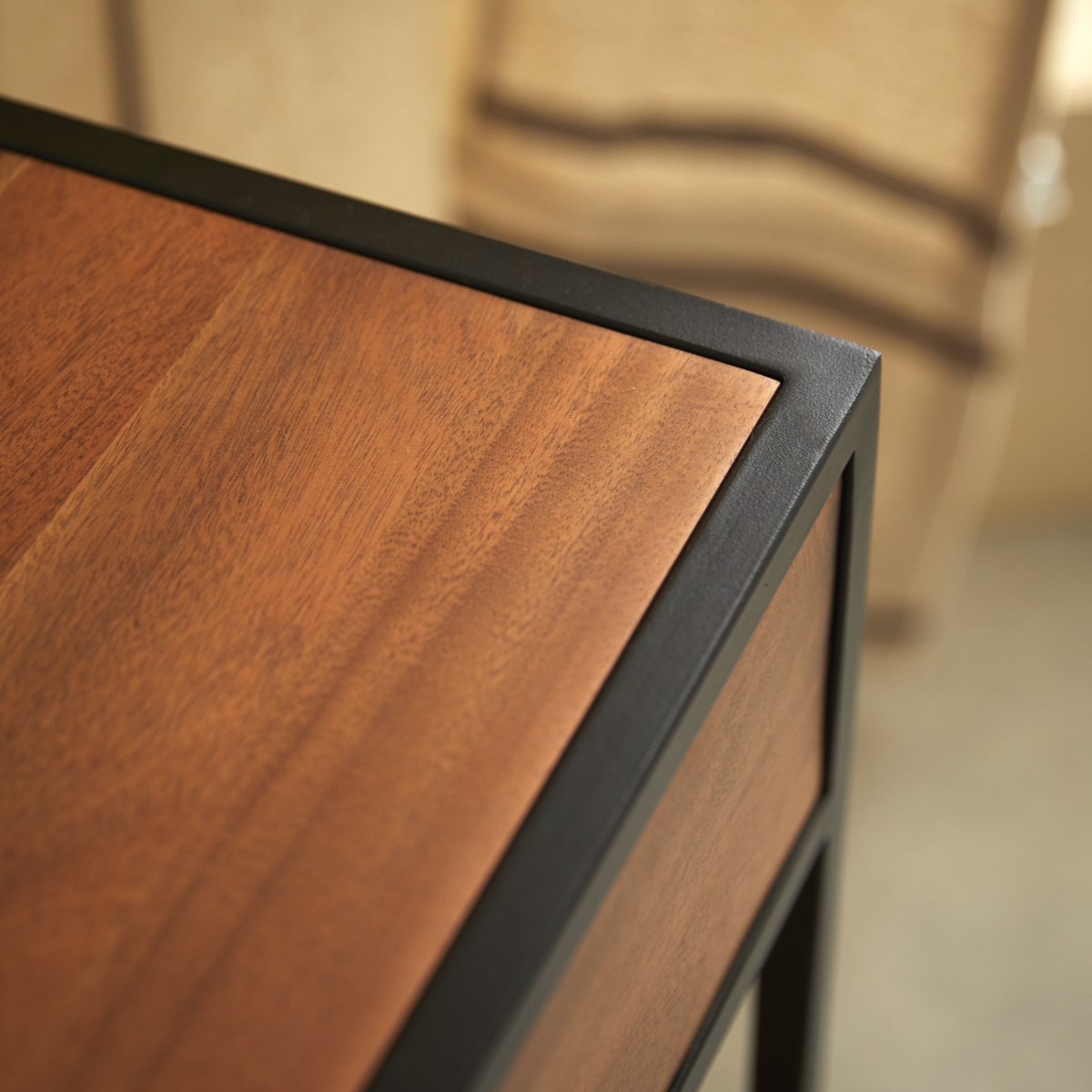 Console en Acacia massif, AGRA naturel, TIKAMOON