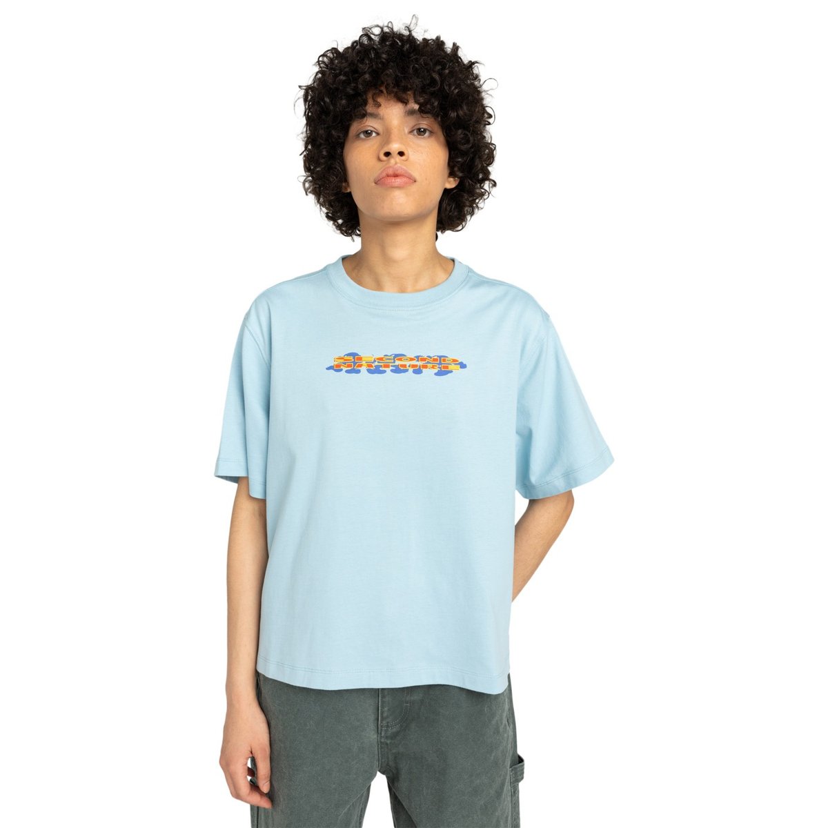 T-shirt à manches courtes MUSHROOM W bleu forget me not, ELEMENT