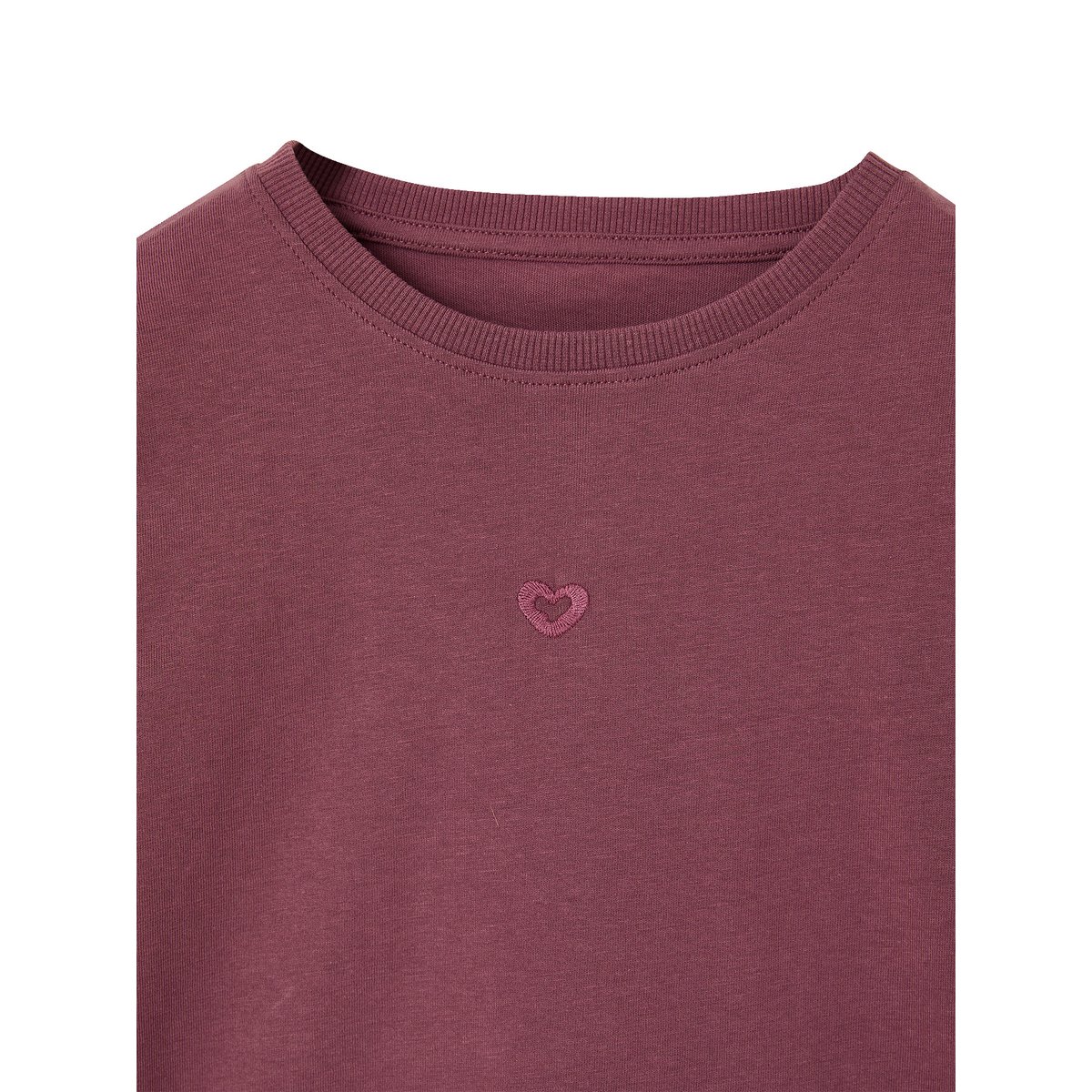 T-shirt manches longues prune, VERTBAUDET