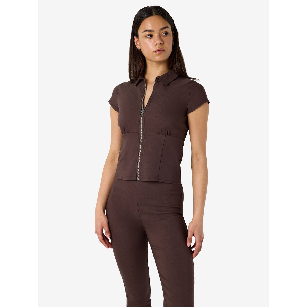Top marron - chocolate brown1, NOISY MAY