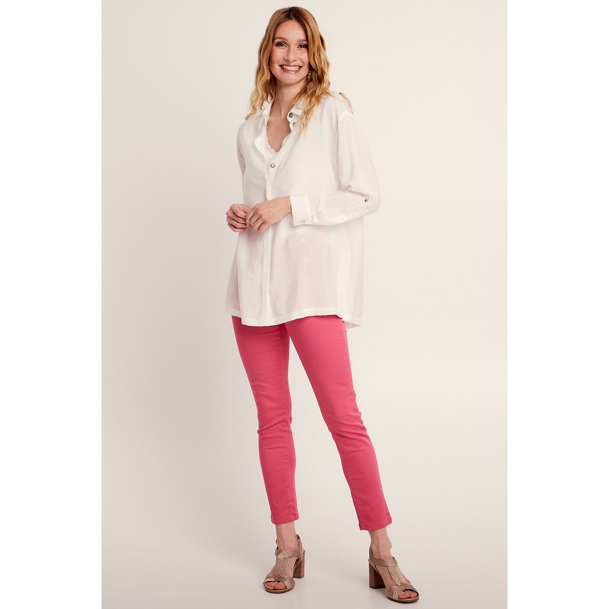 Chemise manches longues ecru, BREAL
