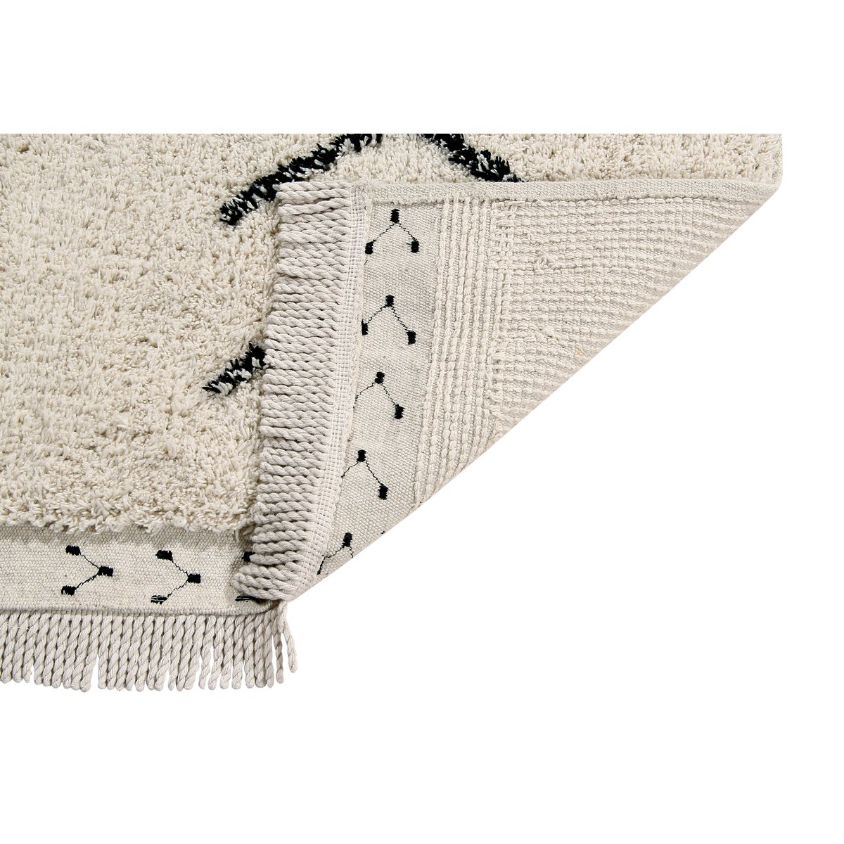Tapis Rectangulaire en coton BEREBER CLASSICS beige, LORENA CANALS