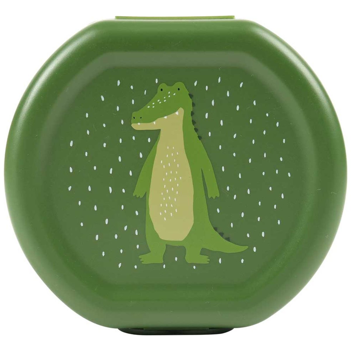 Lot de 2 boîtes à goûter à clip vert, blanc, noir, TRIXIE