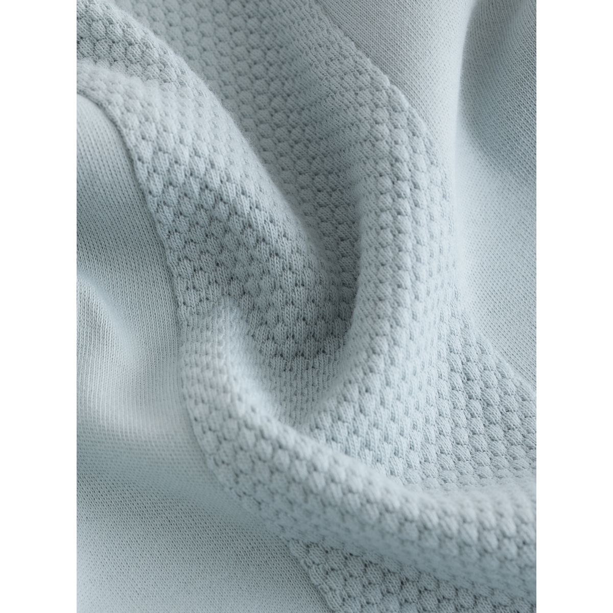 Polo texturé à col zippé et manches courtes bleu, NEXT