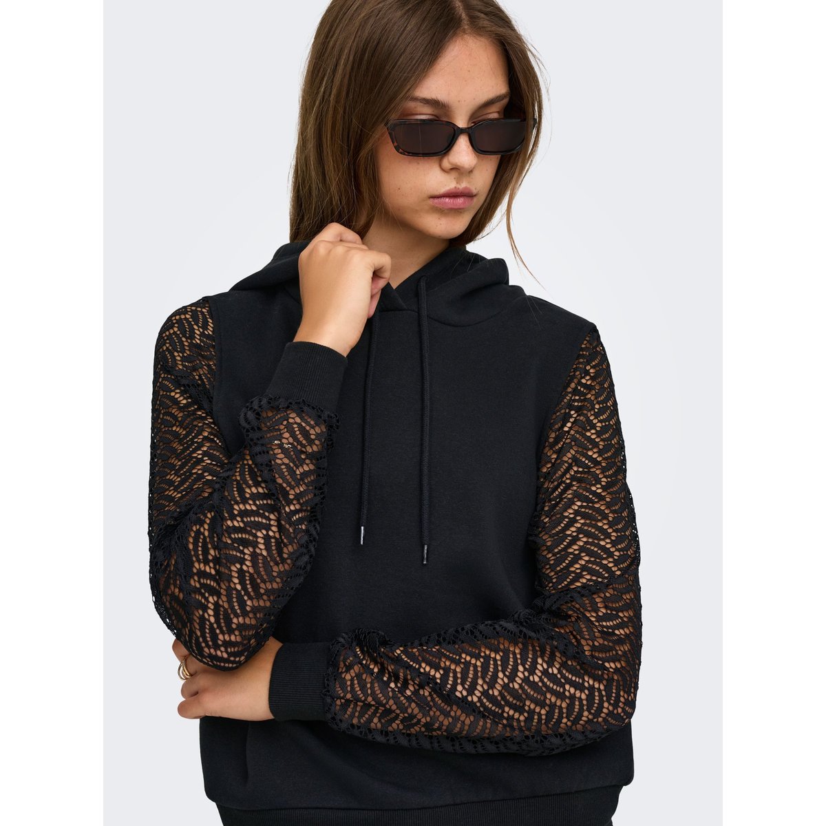 Sweat À Capuche noire - black, ONLY