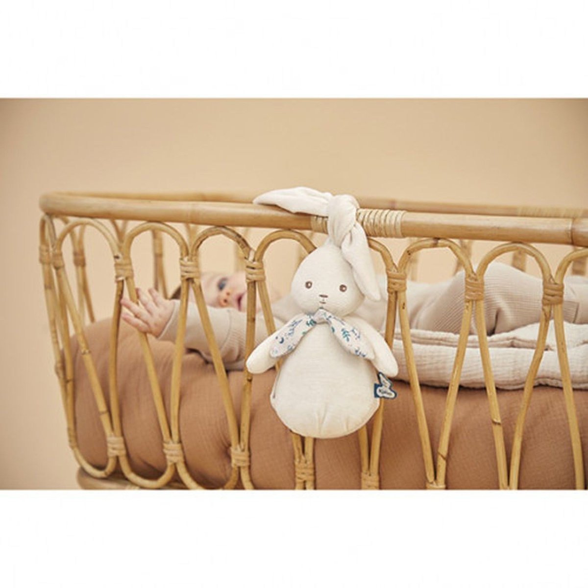 Peluche veilleuse nomade Lapin crème couleur unique, KALOO