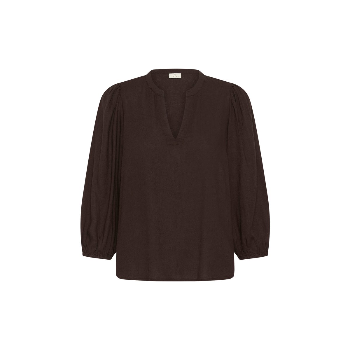 Blouse à manches courtes marron black coffee, KAFFE