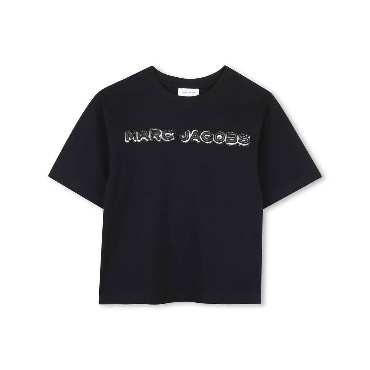 T-shirt en jersey de coton black, MARC JACOBS